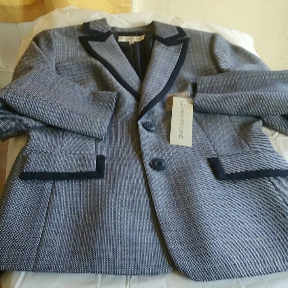 Blazer Navy / White - Evan Picone